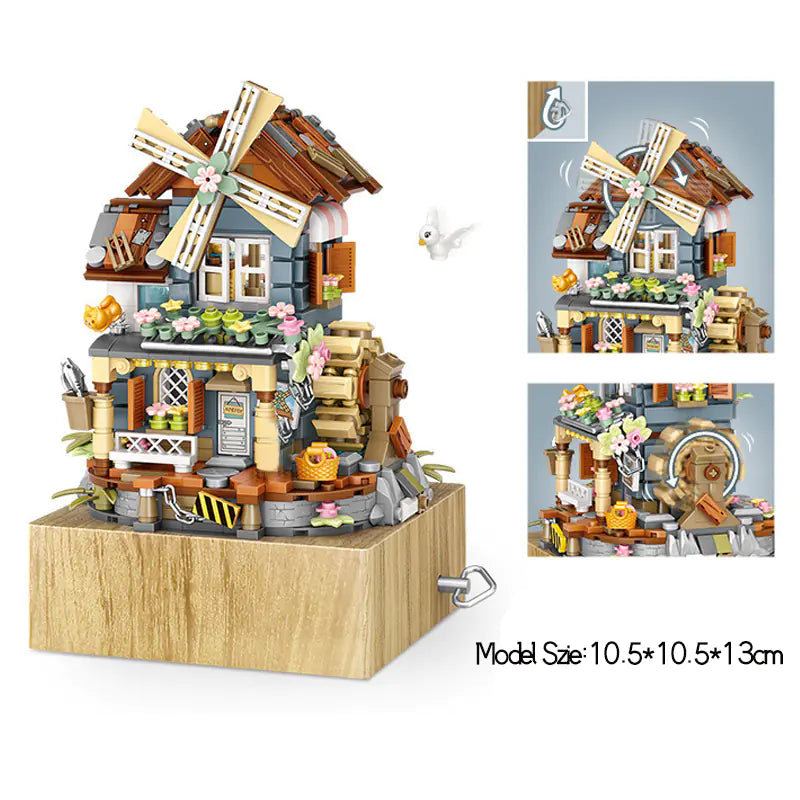 Windmill House Sound Box Building Block Set