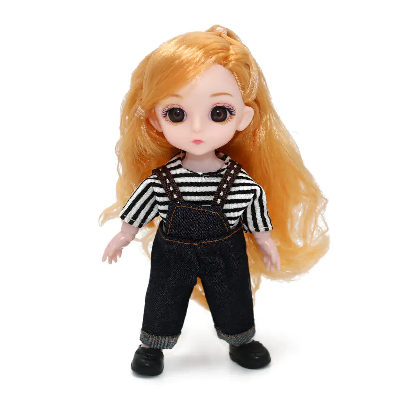 16-17cm Casual Dress Set for 6-inch Doll with Joints