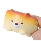 Cheese Dog Cake Slow Rebound Stress Toy for Desk