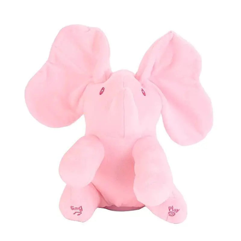 Customizable Musical Plush Elephant for Kids