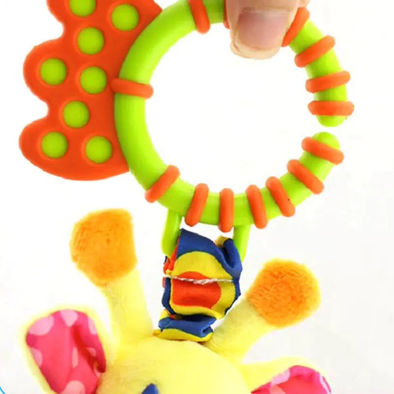 Campainha de Girafa Chocalho e Carro Brinquedo Pendurado