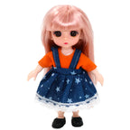 16-17cm Casual Dress Set for 6-inch Doll with Joints