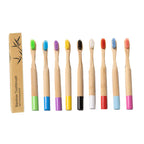 Children's Bamboo Toothbrush with Soft Charcoal Bristles