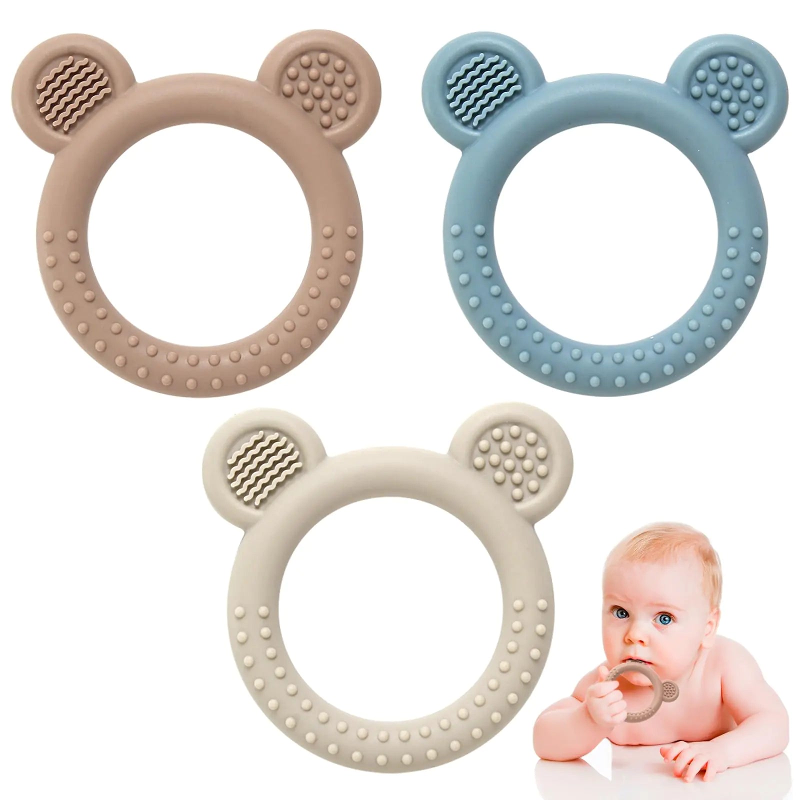 SilkyTeeth Baby Teething Trio 0-6 & 6-12 Months