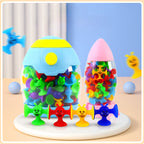 Bees Suction Cups Versatile Building Soft Blocks Toy