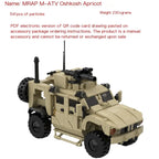 Cross-Border Compatible LEGO MOC-150189 Military Vehicle
