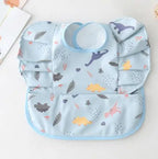 Baby Meal Pocket Waterproof Bib with Angel Wing Design