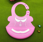 Silicone Waterproof Adjustable Cartoon Bibs for Kids