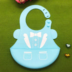 Silicone Waterproof Adjustable Cartoon Bibs for Kids