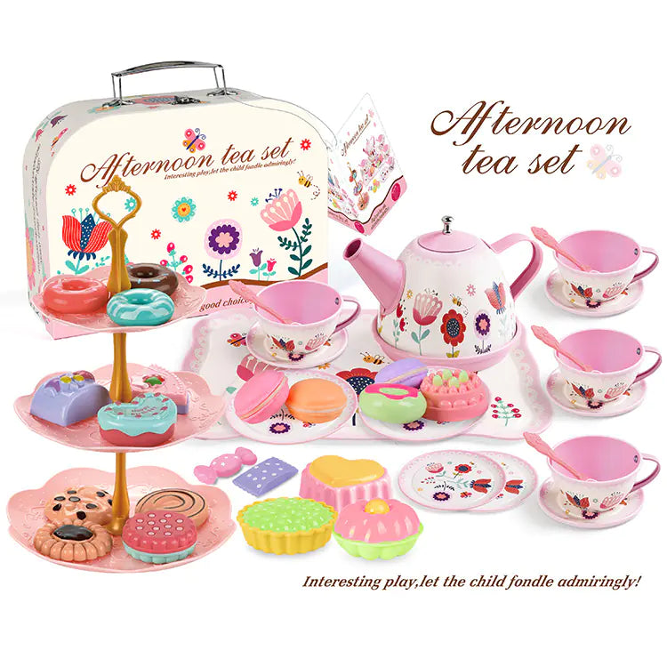 Girls Play House Simulation Dessert & Tea Toy Set