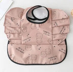 Baby Meal Pocket Waterproof Bib with Angel Wing Design