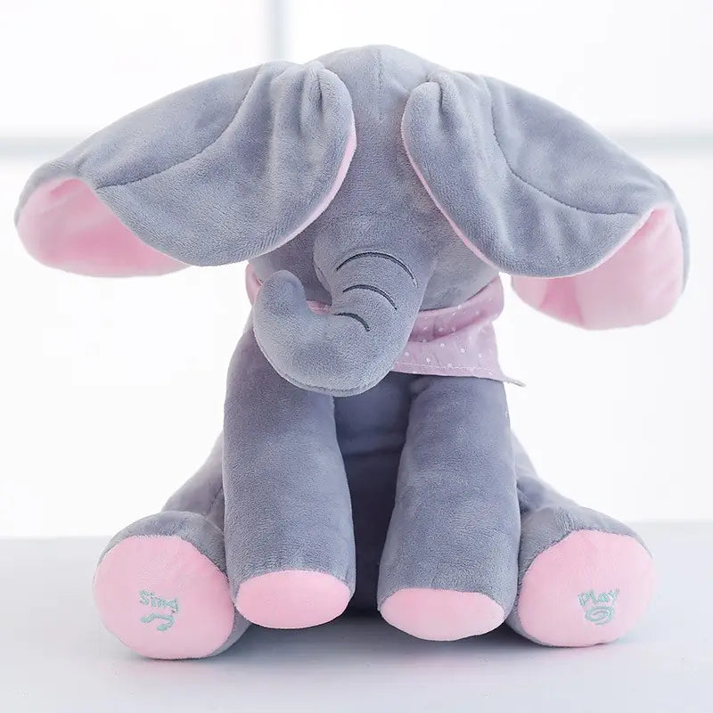 Customizable Musical Plush Elephant for Kids