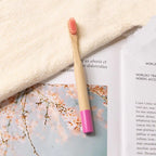 Children's Bamboo Toothbrush with Soft Charcoal Bristles