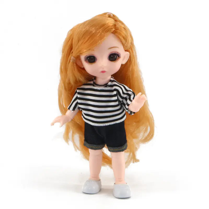 16-17cm Casual Dress Set for 6-inch Doll with Joints