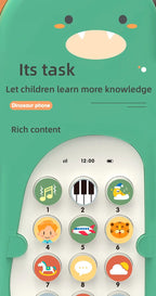 Dinosaur Baby Phone Toy with Music and Vibration Mode