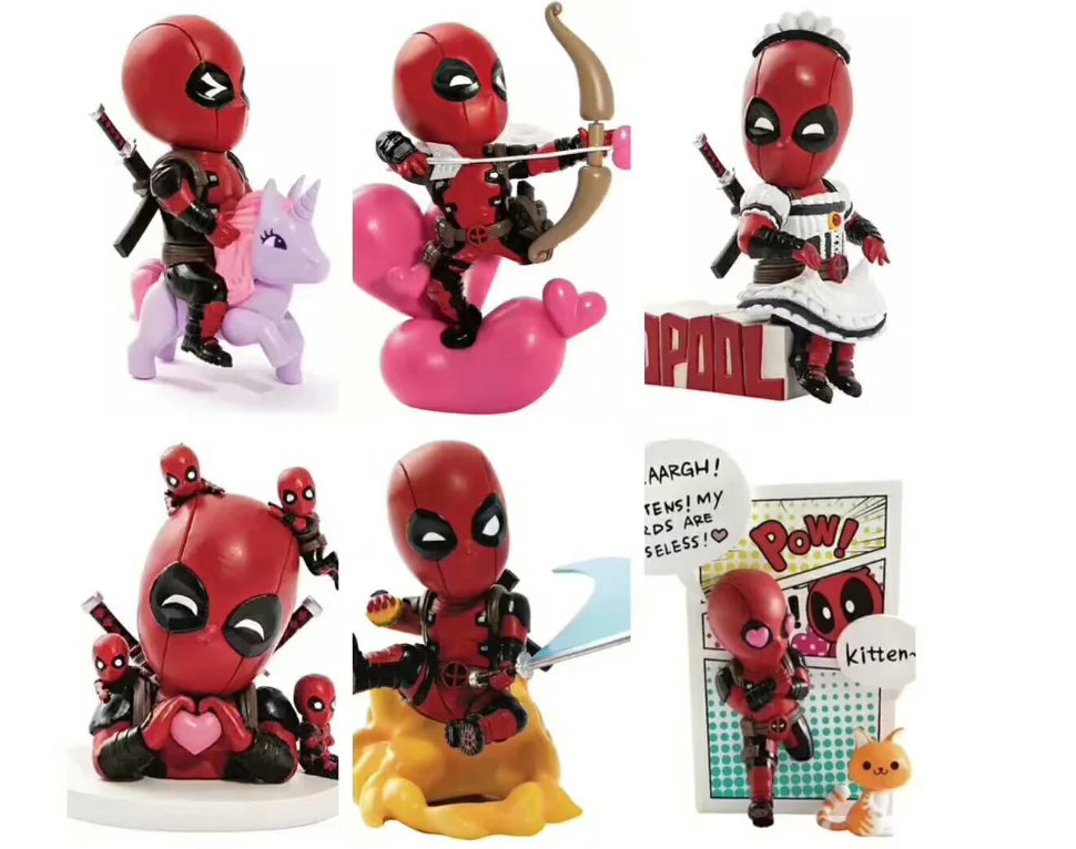 Deadpool Figurine Model and Collectible Statue