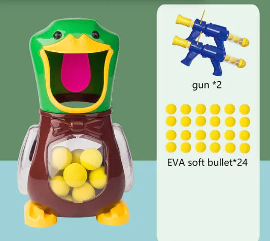 Air Pump Shooting Target Game with Soft Bullet Gun