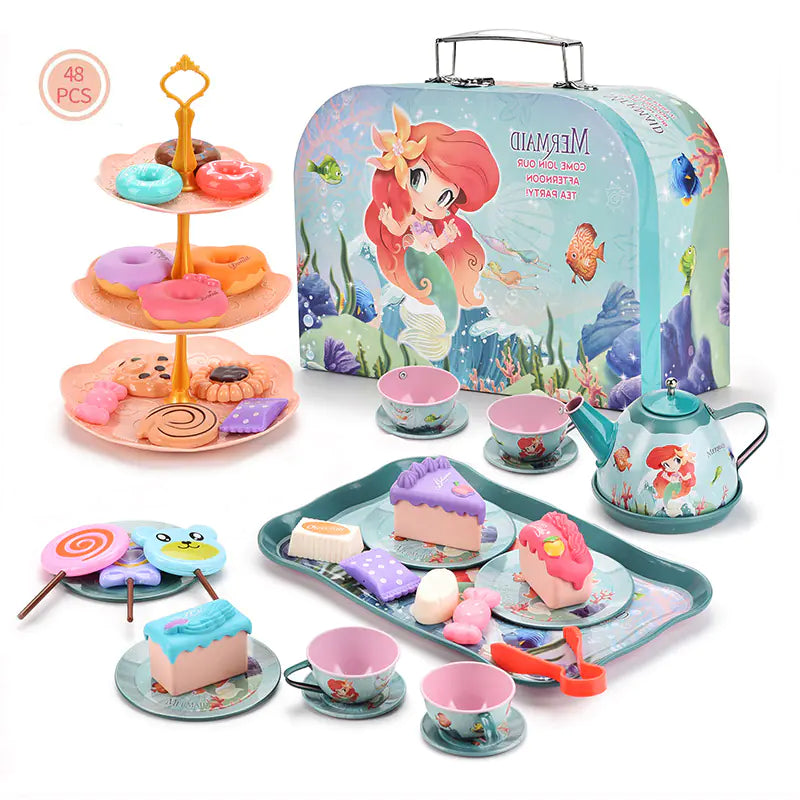Girls Play House Simulation Dessert & Tea Toy Set
