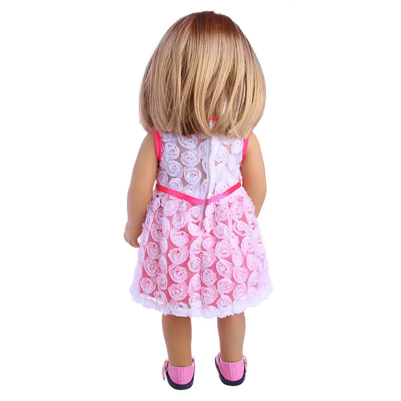 18-Inch American Girl Doll with Clothing and Skirts