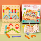 Montessori Educational Letter and Number Building Blocks