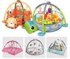 Baby Play Gym with Ocean Balls and Activity Fence
