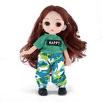 16-17cm Casual Dress Set for 6-inch Doll with Joints
