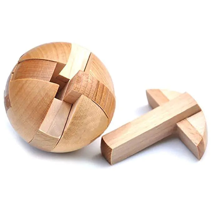 Wooden Adult Puzzle Toy - Kongming and Luban Locks