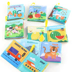 3D Fabric Baby Book - Early Education Toy with Animals