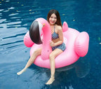 Inflatable Ride-On Swan and Flamingo Pool Float
