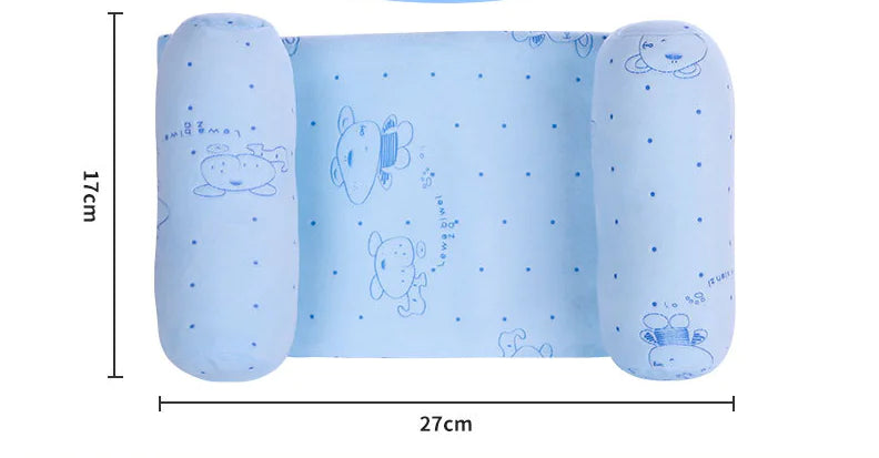 Adjustable Baby Head Shaping Pillow with Cartoon Design