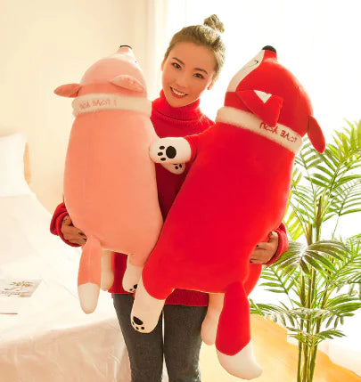 Plush Toy of Lying Fox - Soft Stuffed Animal