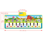 Multifunctional Music Piano Mat for Kids, Green