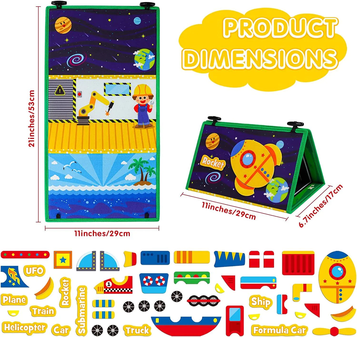 Preschool Learning Board for Kids - Educational Toy