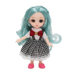 16-17cm Casual Dress Set for 6-inch Doll with Joints