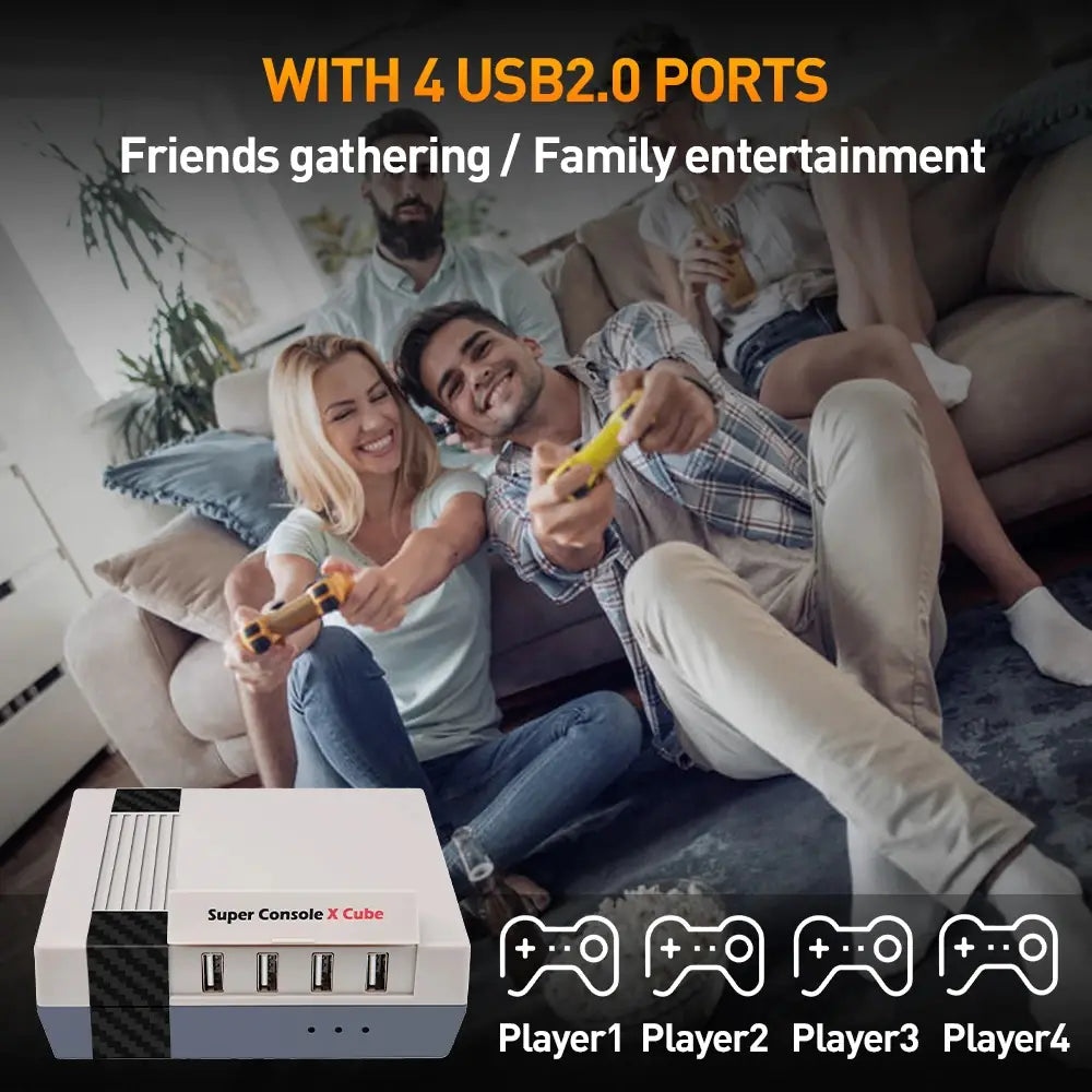 KINHANK Super Console X Cube - 117K Games & Emulators