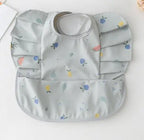 Baby Meal Pocket Waterproof Bib with Angel Wing Design