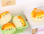 Cheese Dog Cake Slow Rebound Stress Toy for Desk