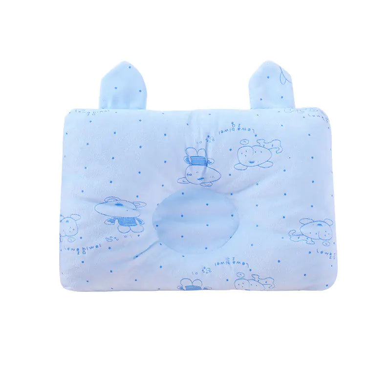 Adjustable Baby Head Shaping Pillow with Cartoon Design